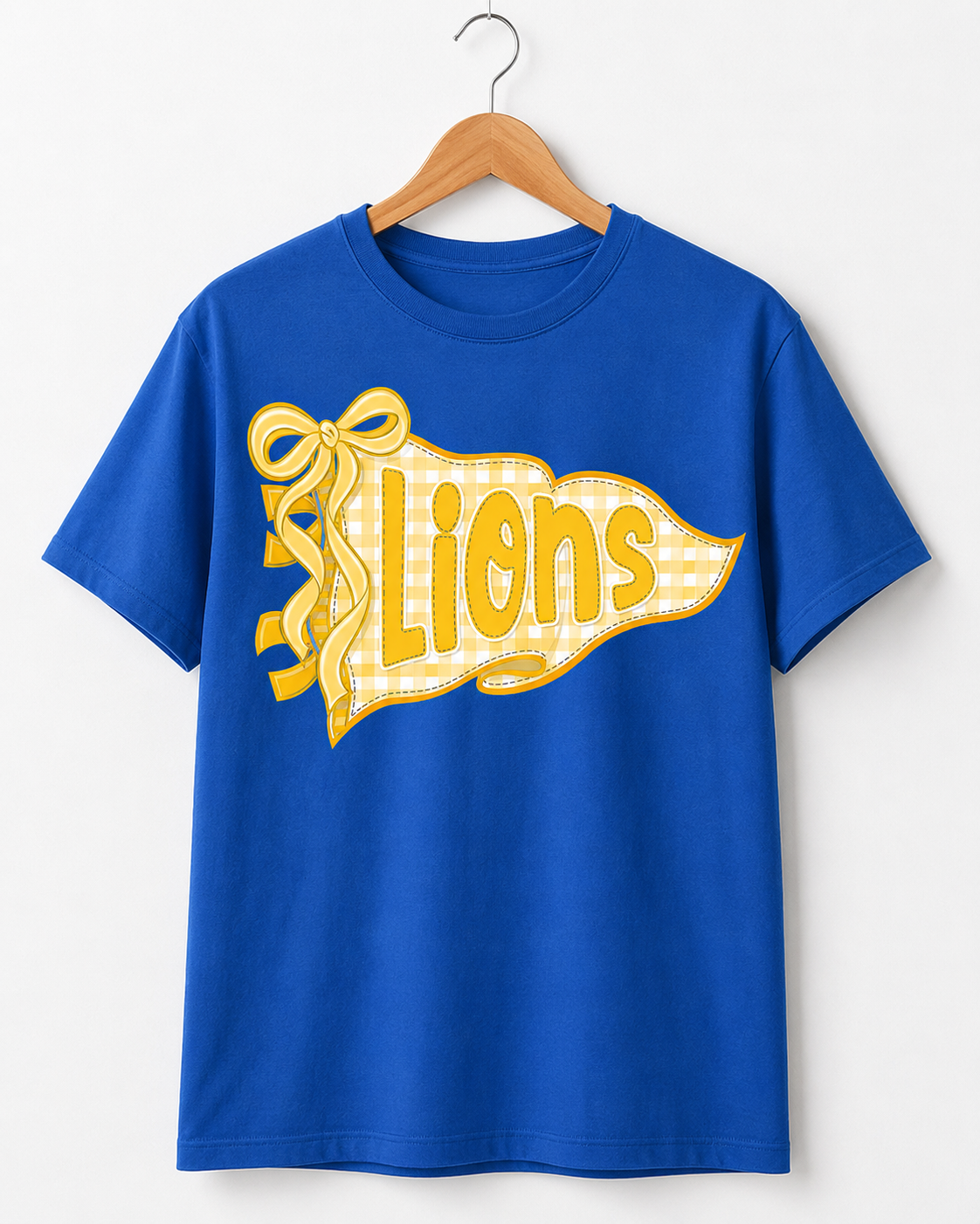 Plaid Lion Flag