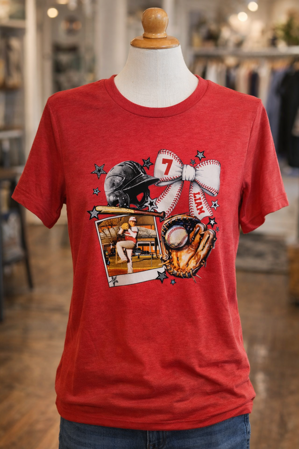 Photo Customizable Baseball Shirt