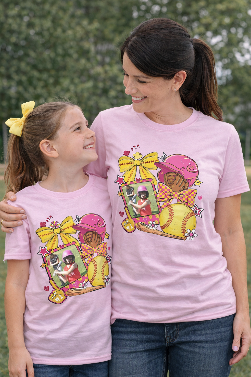 Photo Customizable Softball Shirt