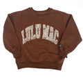 Lulu Mac Camo Brown Embroidered Sweatshirt