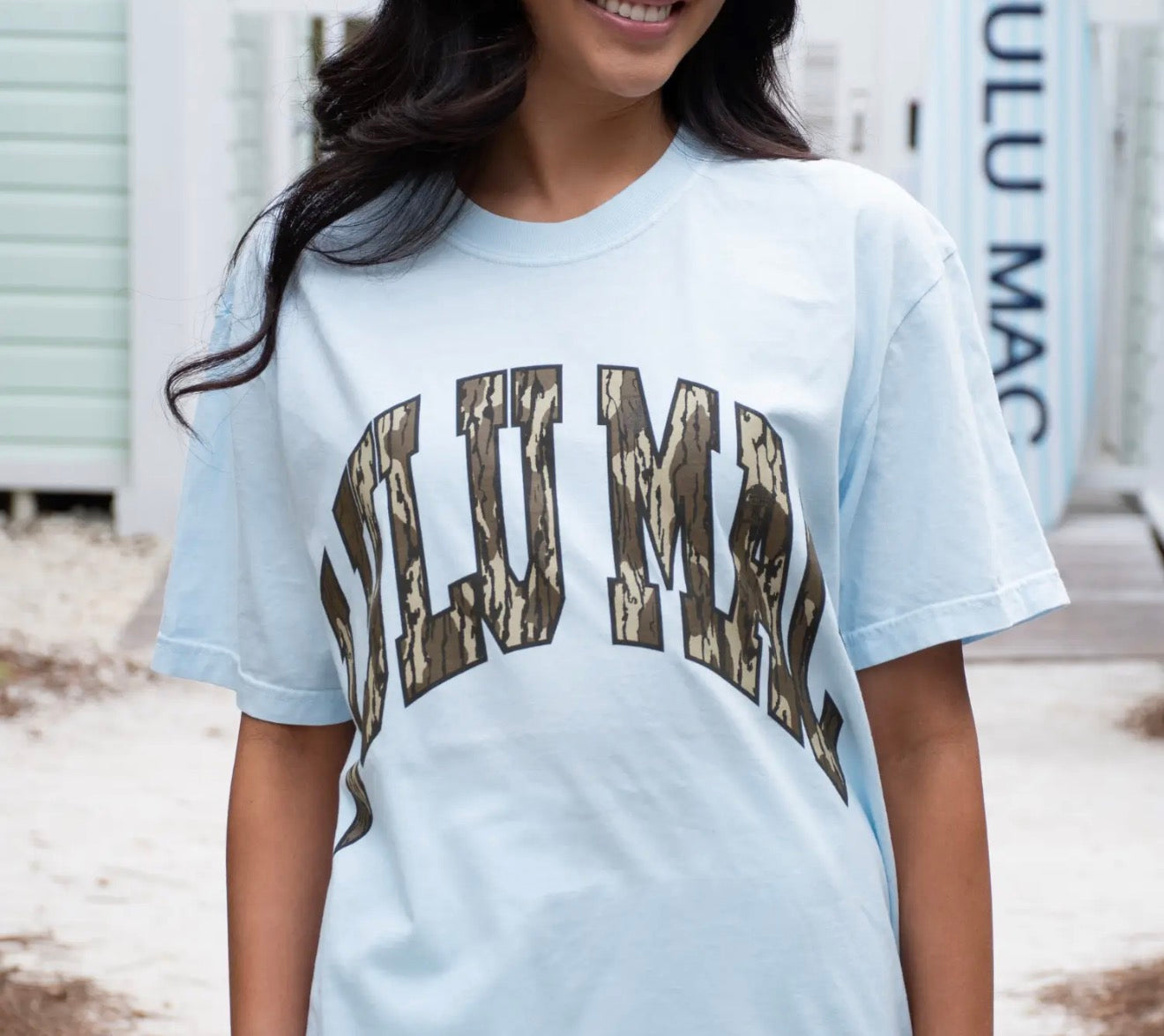 Lulu Mac Chambray Mossy Oak Bottomland Tee (Copy)
