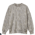 Cotton Mill Washed Out Mock Neck Sweatshirt