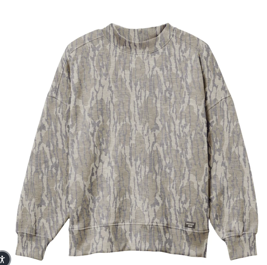 Cotton Mill Washed Out Mock Neck Sweatshirt (Ole Miss)