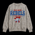 Cotton Mill Washed Out Mock Neck Sweatshirt (Ole Miss)