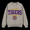 Cotton Mill Washed Out Mock Neck Sweatshirt (LSU)